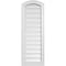 Ekena Millwork Arch Top Surface Mount PVC Gable Vent: Non-Functional, w/2"W x 1-1/2"P Brickmould Frame, 14"W x 38"H GVPAR14X3802SN - alternate 1
